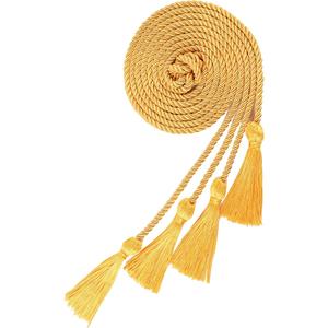 Double Gold Graduation Honor Cords for Graduation 2025, National Honors Society Gold Cords