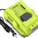 Amityke Rapid Charging OP401 Replacement for Ryobi 40V Battery Charger Compatible with Ryobi 40V Lithium Battery OP4040 OP4050 OP4050A OP40601 OP4026 OP4015 OP4030
