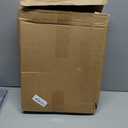 6 Pcs Serving Trays with Handles Trays for Eating 16 x 11 Inch Multi Purpose Plastic Tray Rectangular Anti Skid Decorative Food Tray for Restaurant Breakfast Countertop Party Kitchen (Black)