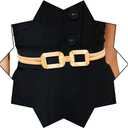 COSYDAYS Gold Dress Belt Strech Metal Belts Fashion Mardi Gras Waist Accessories for Women
