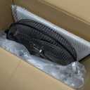 8 Inch Solar Fan with Dual Solar Panels, 25W Powerful Solar Powered Fan for Air Circulation and Cooling in Greenhouse, Pet House, Chicken Coop, Garage, Camping, Install-Free