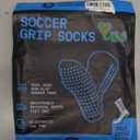 Lux Dual Grip Socks - Soccer Grip Socks for Men and Women. GripArray Performance & Comfort White
