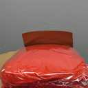Boao 24 Pcs Summer Plastic Table Cloth Rectangle Picnic Table Covers Elastic Fitted Tablecloth, Disposable Waterproof for Camping, Indoor, Outdoor(Red,8 Ft, 96 x 30 Inch)