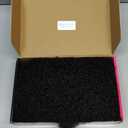 Curly Afro Wig Human Hair, 13x4 Lace Front Kinky Curly Glueless Wigs, 180 Density Pre Plucked Transparent Lace Frontal Brazilian Human Hair Bob Wig for Black Women, 4A/4B Natural Black 16 Inch