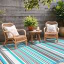Outdoor Patio Rug Waterproof Camping - Outdoor Plastic Straw Rug Area Carpet Clearance for Outside, Porch, RV Camper, Picnic, Balcony & Backyard, Patio Decor, Clearance, Size: 4x6ft
