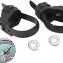 2 Pack Full Bike Fenders Mount Side Wire Screw Mounting Fork Bracket Adapter for Bicycle Full Coverage Mudguard Fender Installation Front Rear Mud Guard Flap Cycling Repair Parts