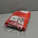 ZOBER 9 Ft Large Christmas Tree Storage Bag - Fits 9 Ft Artificial Trees - Plastic, Waterproof Christmas Tree Bag For Storage Box For Xmas - Strong, Durable Handles - Label Card Slot - Red