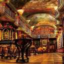 Ingooood- Jigsaw Puzzle- Fantasy Series-Classical Library- 1000 Pieces for Adult