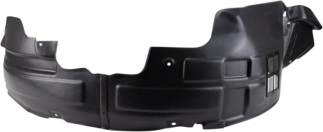 TRQ Front Right Inner Fender Liner Black Passenger Side Compatible with 2011-2013 Kia Sorento KI1249141