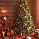 24 Pcs Deep Brown Velvet Bows Ornaments for Christmas Tree, Vintage Rustic Velvet Christmas Bows Tree Decorations, Indoor Home Decor for Wreath Mantle Gift Wrap Holiday Decor, 3/8'' W, 5 * 7 inch