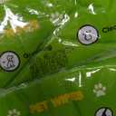 LISPOO Pet Wipes -Cleaning and Grooming for All Pets, Alcohol-Free Portable Pack, Gentle for Face, Body, Paws and Butt-Thick Nonwoven Fabric-80 Count, Pack of 3