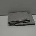 Pack Of 2 Budding Joy 90L Under Bed Storage Containers, Closet Organizers and Storage Bins, Foldable Underbed Storage Bags for Linen Sheets, Blanket, Clothing, Comforter, Sweaters, Pillows, Wrapping Paper, Grey