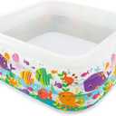 Intex Swim Center Clearview Aquarium Inflatable Pool, 62.5" X 62.5" X 19.5", for Ages 3+