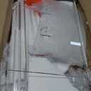 Acrylic Podium Stand Portable, Rolling Podium with Wheels, Clear Podium with Storage Shelf, Lockable Wheels, Adjustable Height pulpits for Churches, Classroom, Weddings, Speech