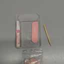 Glamnetic Press On Nails - Mrs. | Short Almond Fake Nails with French Tips and Glossy, Glazed Finish, Salon Quality | 15 Sizes - 30 Nail Kit with Glue