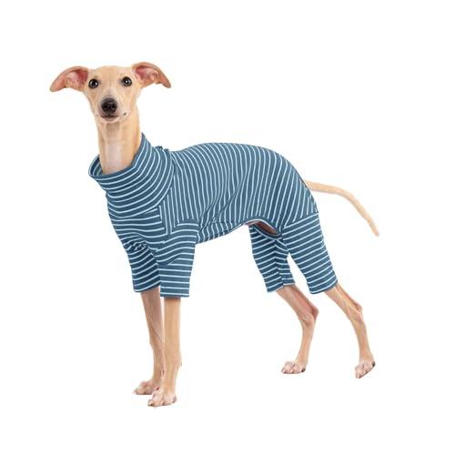 Dog Sweaters for Small Dogs Girls Boys, Striped Pet Sweaters for Fall Winter Dog Clothes, Turtleneck Pullover Knitwear for Medium Dogs