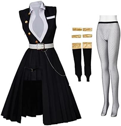 RocailleCos Uzui Tengen Cosplay Dress Costume Uniform Halloween Suit for Women Girls Size M