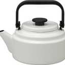 Noda Horo AM-20K Amkettle Compatible with Induction Cookers, 0.6 gal (2.0 L), White