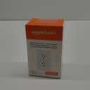 Amazon Basics Smart In-Wall Outlet, Works with Alexa Only, 2.4 GHz Wi-Fi, No Hub Required, White