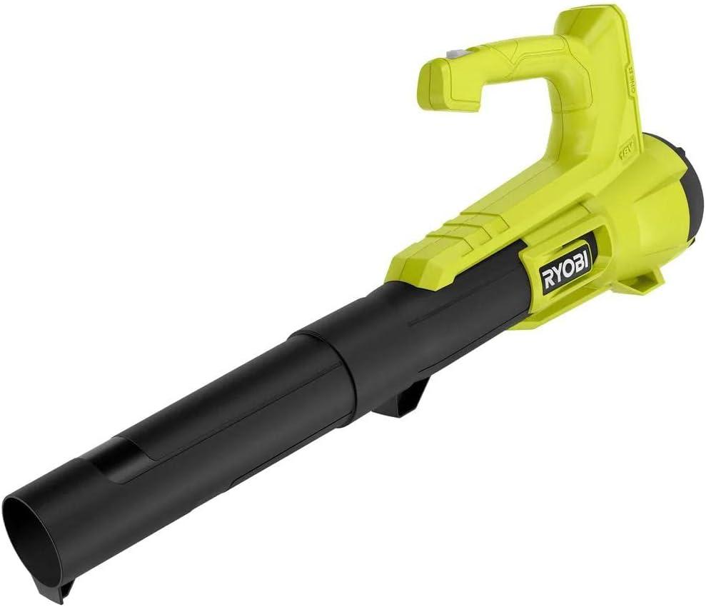 RYOBI ONE+ 18V 90 MPH 250 CFM Cordless Battery Leaf Blower (Tool Only), P21011