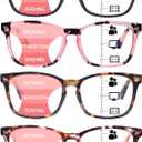 SIGVAN Progressive Multifocal Computer Glasses Women Men Blue Light Blocking Reading Glasses Spring Hinge Readers