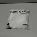 RUNNING GIRL High Impact Sports Bras for Women, High Support Running Strappy Women's Sports Bra with Sewn in Pads (White, XL)