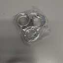 PATIKIL Light Socket Shade Ring, 3pcs E26 E27 Medium Base Metal Sockets Lock Ceramic/Porcelain Sockets with Thread Diameter 1-1/2 Inches for Hanging Lamp Holder, Nickel 35mm / 1.38"