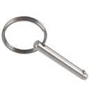 4 Pcs Quick Release Pin, Diameter 1/4", Usable Length 1-1/2", Overall Length 2", Full 316 Stainless Steel, Boat Bimini Top Pin, Marine Hardware