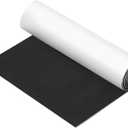 Large Felt Furniture Pads 16 x 60 Inch Non Slip Self Adhesive Heavy Duty Cuttable Strip Roll Felt Sheet Tape for Protecting Hardwood Floors Chair Wall, Black