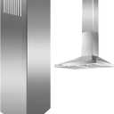 31.5" x 8" x 6.7" Range Hood Chimney Extension Fit for SNDOAS GD24 GD17 (Assembly Required), Stainless Steel Range Hood Extension Duct Cover (Upper Piece) Make Sure You Confirm the Chimney Size