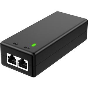 YuanLey Gigabit PoE Injector Adapter 30W, Converts Non-PoE to PoE Gigabit, Power Over Ethernet Injector 48V IEEE 802.3af/at, 10/100/1000Mbps PoE+ Injector Adapter Plug & Play, Distances Up to 325 Feet