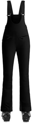 GSOU SNOW Womens Ski Bibs Snow Pants Snowboard Slim Overalls Insulated Waterproof Windproof Warm Winter