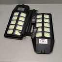 Solar Lights Outdoor, IP66 Waterproof Street Lights Outdoor, 6500K Dusk to Dawn Solar Security Flood Lights Motion Sensor with Remote Control for Yard, Entryway Garage, Porch 2 Pack