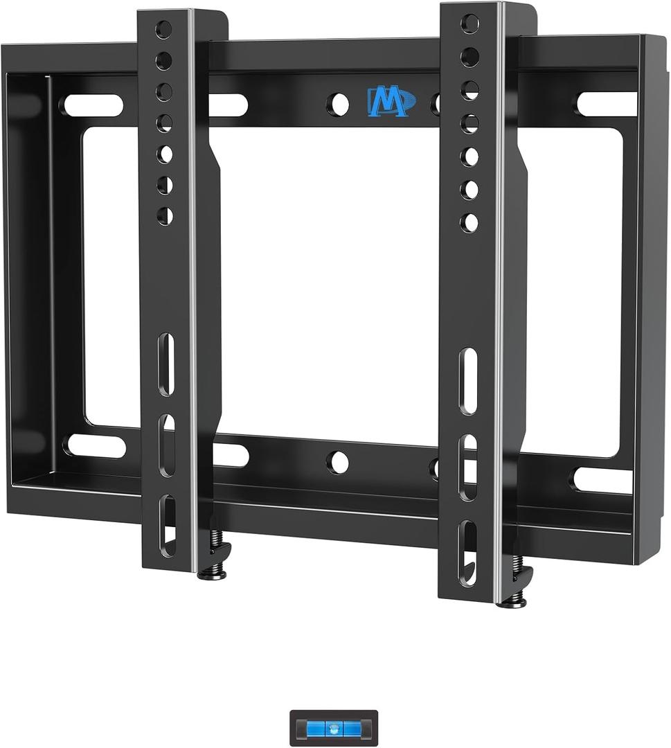 Mounting Dream TV Wall Mount RV Bracket for Most 17-42'' Flat Screen LED, LCD TVs, Fixed TV Mount for VESA 50X50 to 200x200mm, 44 lbs, 8/Single Stud, Flush Low Profile Wall Mount MD2351