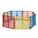 Toddleroo by North States - Superyard Colorplay Baby Play Yard: Freestanding 8 Panel Baby Playpen - Indoor or Outdoor Use - Made in USA - Encloses Up to 34.4 Square Feet - 26 Inches Tall