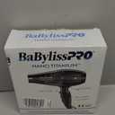 BaBylissPRO Nano Titanium Italian Portofino Hair Dryer - Professional 2000 Watt Blow Dryer (Black)