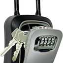 Key Lock Box for Outside - Realtor Lockbox for House Keys Outdoor - Combination Key Hiders to Hide a Key Safe Storage