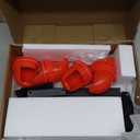 Metal Chicken Feeder with 4 Ports, 30 lbs Metal Poultry Feeder, Height Adjustable Weatherproof Feeding Box for Chickens, Geese, Ducks, Turkeys, Quails (30lbs-4 Ports)