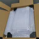 7 code Large Clear Shoe Boxes OrganizerThicker Material Stronger Shoe Box with Magnetic Door, Stackable Shoe Storage Box for Closet, Foldable Space-Saving Storage Bins Shoe Cabinet, White 9 Pack