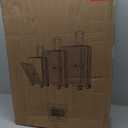 3 Piece Luggage Set 100% PC Hardshell, Front Opening Expandable Suitcase (20/24/28) with Laptop Compartment & Free Custom PVC Covers, Trunk Style Lightweight Spinner Wheels TSA Lock (Silver)