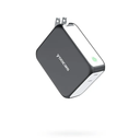 Yoocas Portable Power Bank, 2in1 Hybrid Charger-5000mAh 20W Portable Charger with 45W GaN Charger-USB C Dual Ports for MacBook, Dell, Samsung, iPhone, iPad, Switch,Steam Deck and ect-Black & White