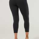 Pact Women's Everyday Cropped Legging Made with Organic Cotton (Black, L)