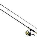 Daiwa Shock Spinning Combo 6'6" Rod W/2500-1B Reel 1BB DSK25-B/F662M-10C Spooled
