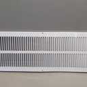 8" x 26" Return Air Grille - Sidewall and Ceiling - HVAC Vent Duct Cover Diffuser - [White] [Outer Dimensions: 9.75w X 27.75" h]