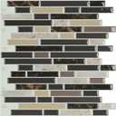 Art3d Self Adhesive Wall Tile (11.8 x 11.8inches,10 Tiles) Peel and Stick Backsplash for Kitchen, Bathroom