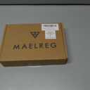 M MAELREG Mens Polo Shirts Short Sleeve Quick Dry Moisture Wicking Athletic Performance Jacquard Collared Golf Shirt for Men (Blue, M)