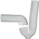 Truebro 82190 Lav Guard 2 100 Series Undersink Molded Vinyl Tubular P-Trap Piping Cover (100 E-Z), China White