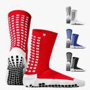 Lux Dual Grip Socks - Soccer Grip Socks for Men and Women. GripArray Performance & Comfort