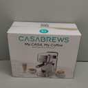 CASABREWS 3700 Essential Espresso Machine 20 Bar, Stainless Steel Cappuccino & Latte Machine with Steam Frother for Home, 43.9oz Water Tank, Coffee Gift for Women & Men, Silver