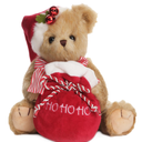 2 Bearington Jolly Jingles Teddy Bear, 10 Inch Christmas Teddy Bear Gifts for Kids